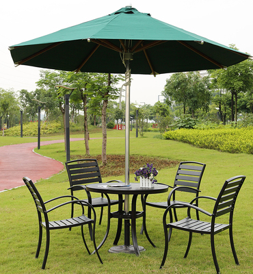 stainless steel middle post umbrella