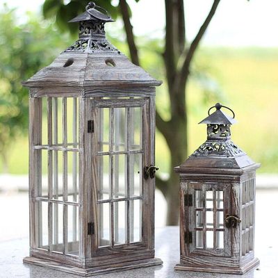 wooden lanterns